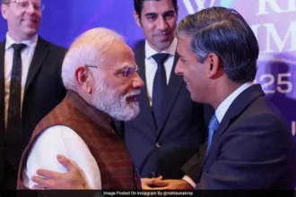 PM Modi meets former UK PM Rishi Sunak