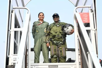Shivangi Singh with President Murmu