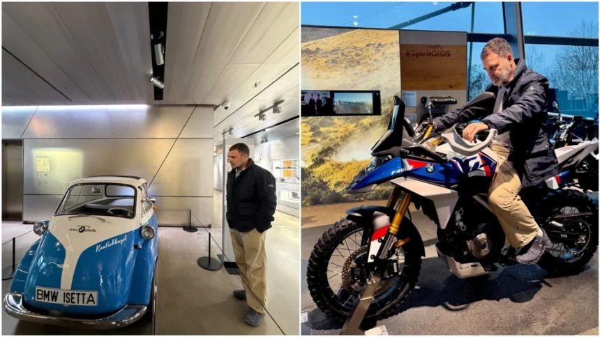 Rahul Gandhi visited BMW Plant in Germany