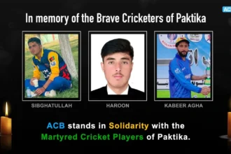 Afghan cricketers died in Pakistan's airstrike