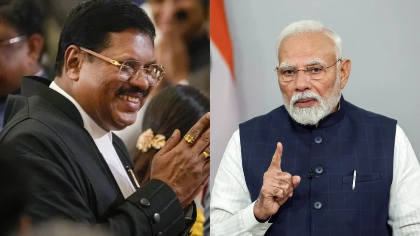 PM Modi backs BR Gavai