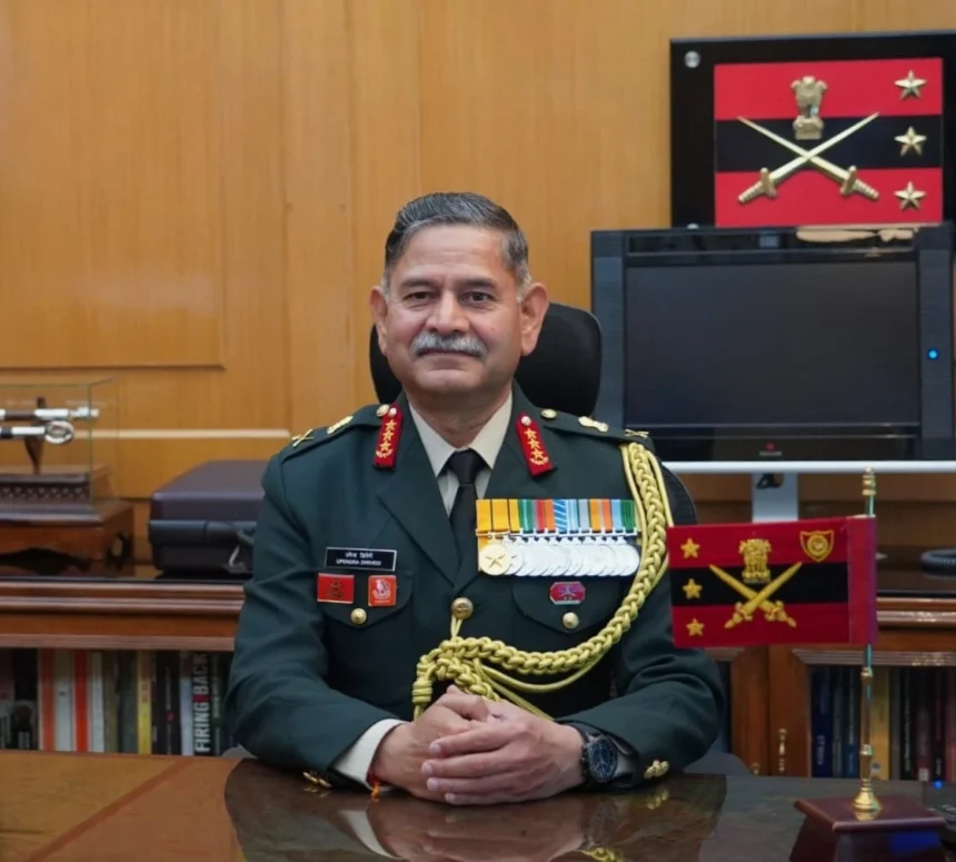 Indian Army Chief General Upendra Diwedi