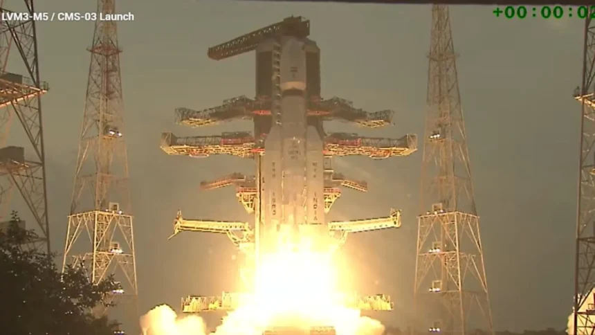 ISRO successfully launches heaviest communication satellite CMS - 03