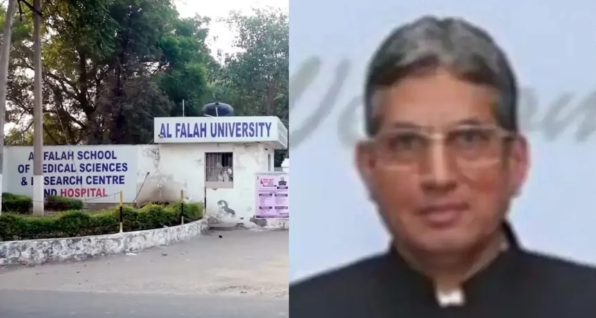 Al-Falah University Jawad Ahmad Siddique arrested