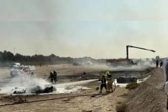 Tejas Jet Crash during Dubai Air Show